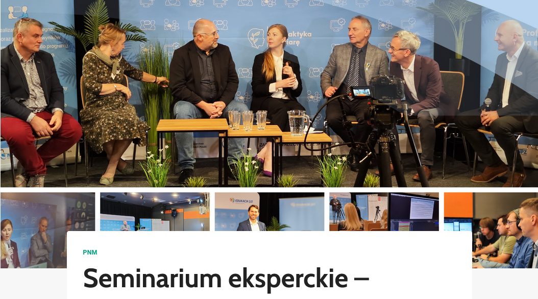 Read more about the article Seminarium eksperckie – Edukacja 3.0